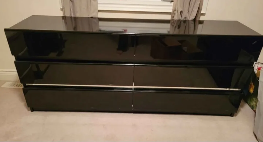 Black Lacquer Furniture Set