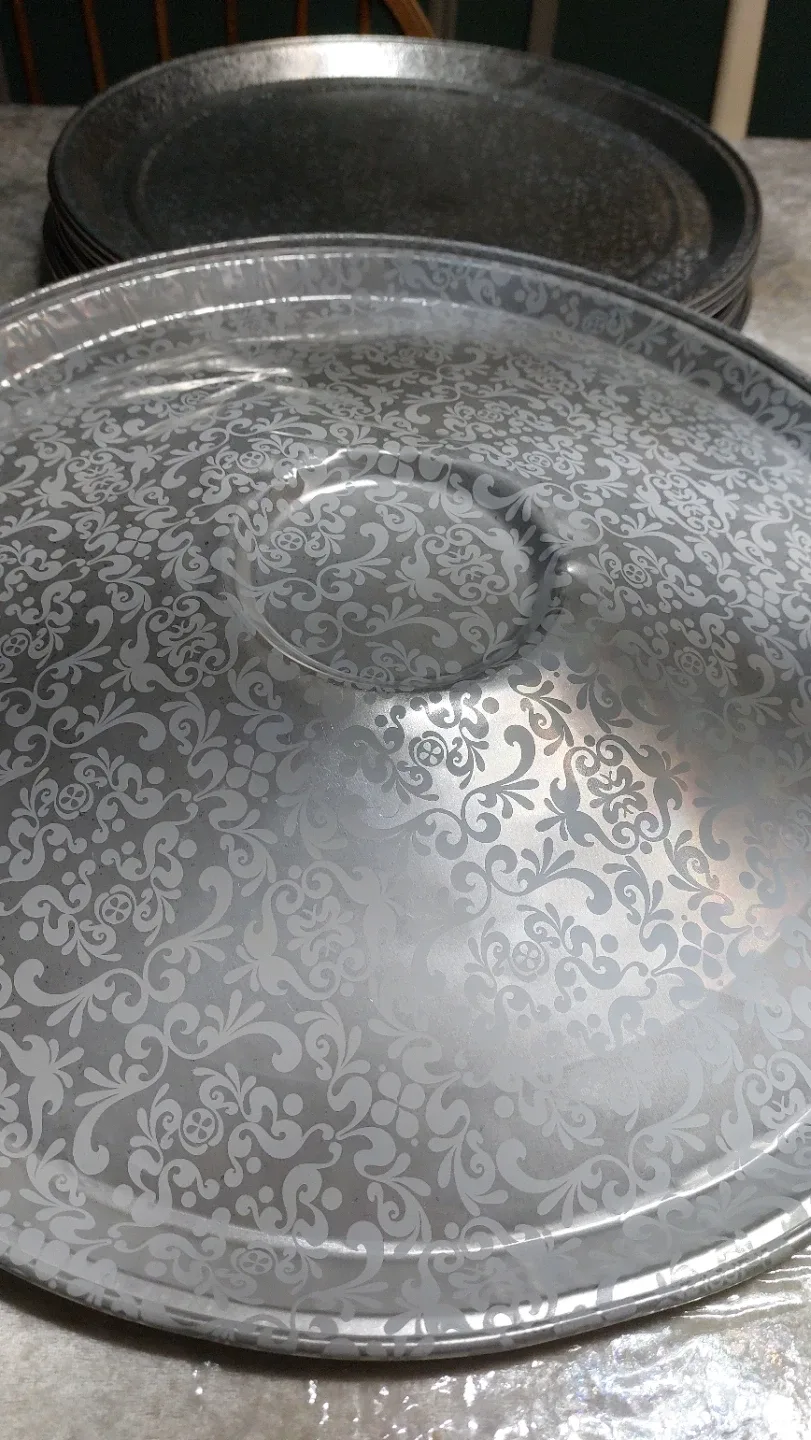 Tin foil serving trays/platters image indicator(6)