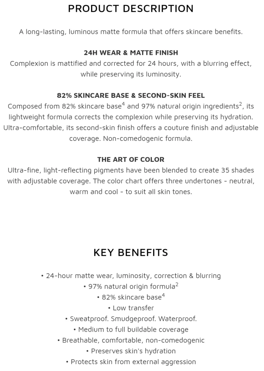 NIB GIVENCHY Prisme Libre Skin-Caring Matte Foundation image indicator(10)