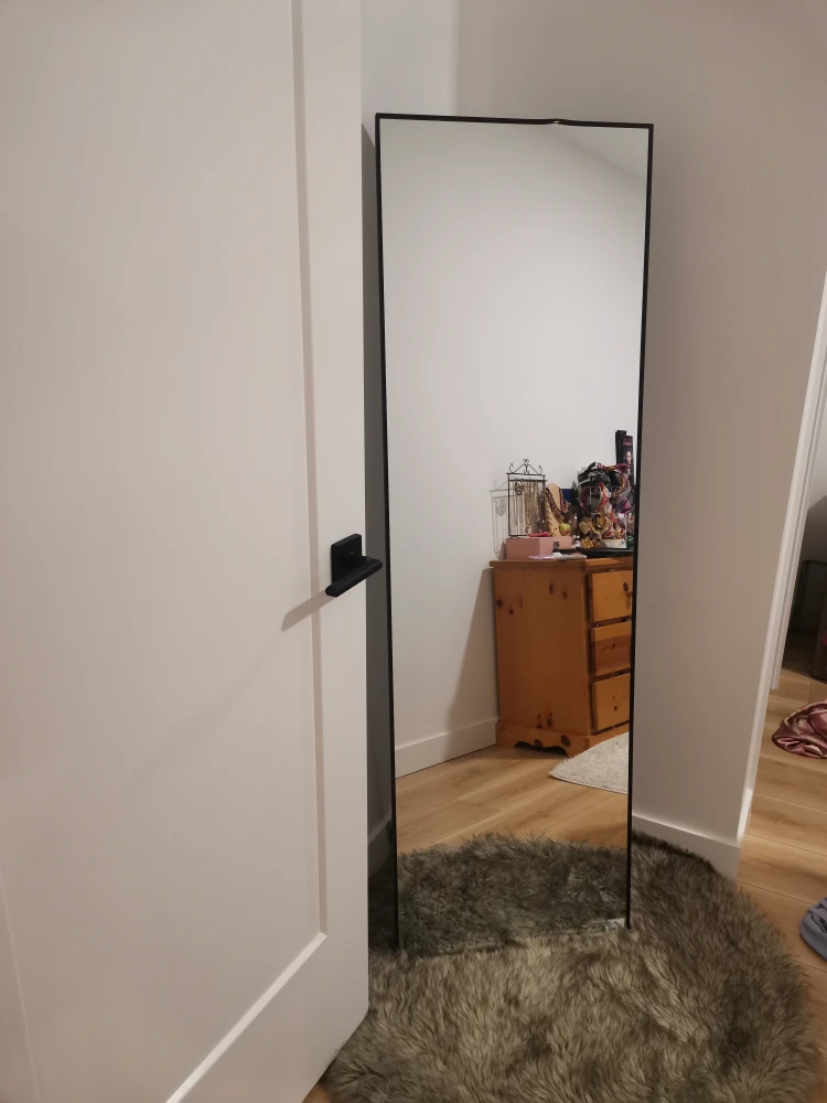 Full Length Mirror with Black Frame