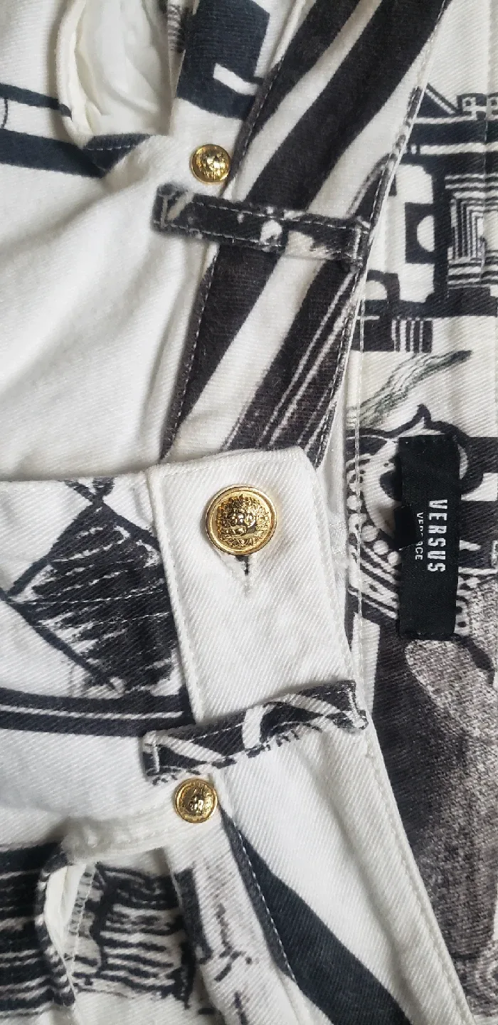 Versace Versus Monochrome Print Jeans image indicator(3)