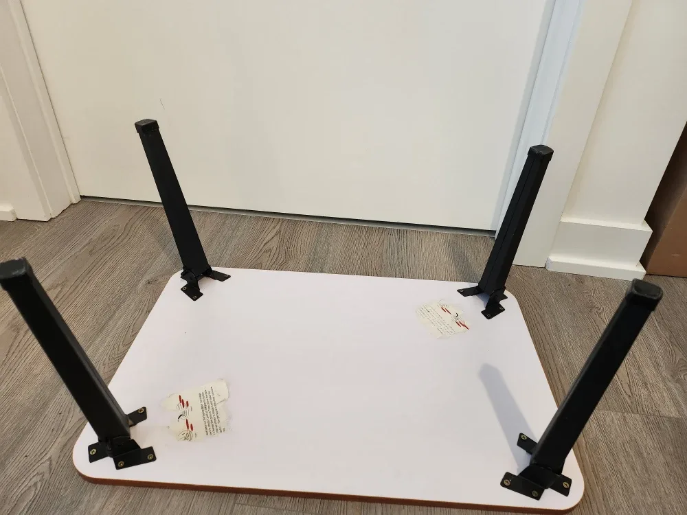 Wood Coffee Table with Black Legs image indicator(3)