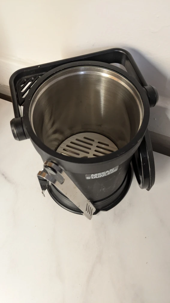 Nissan Stainless countertop Ice Bucket with Tongs - photo 3