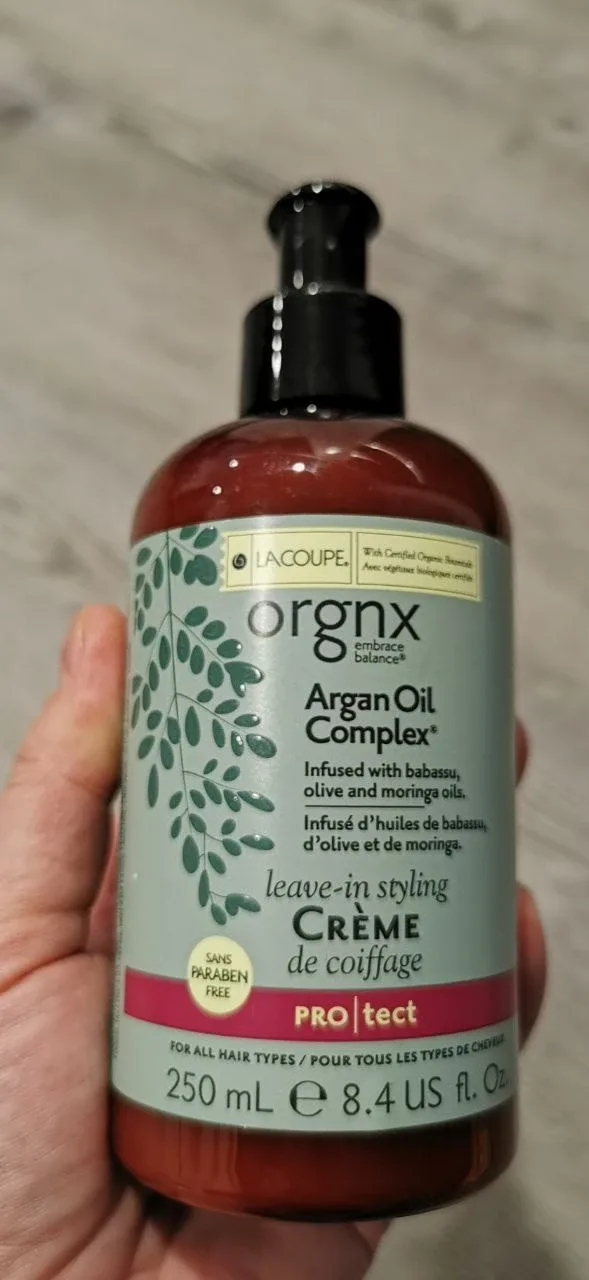 LACOUPE orgnx Argan Oil Leave-in Styling Creme 250mL