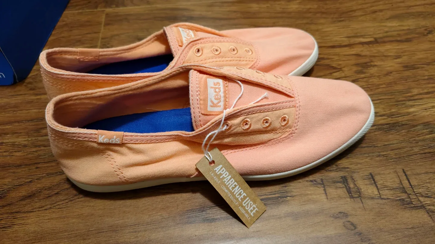 New Keds Hillax Peach Pin Women's Shoes - Size 7 image indicator(2)
