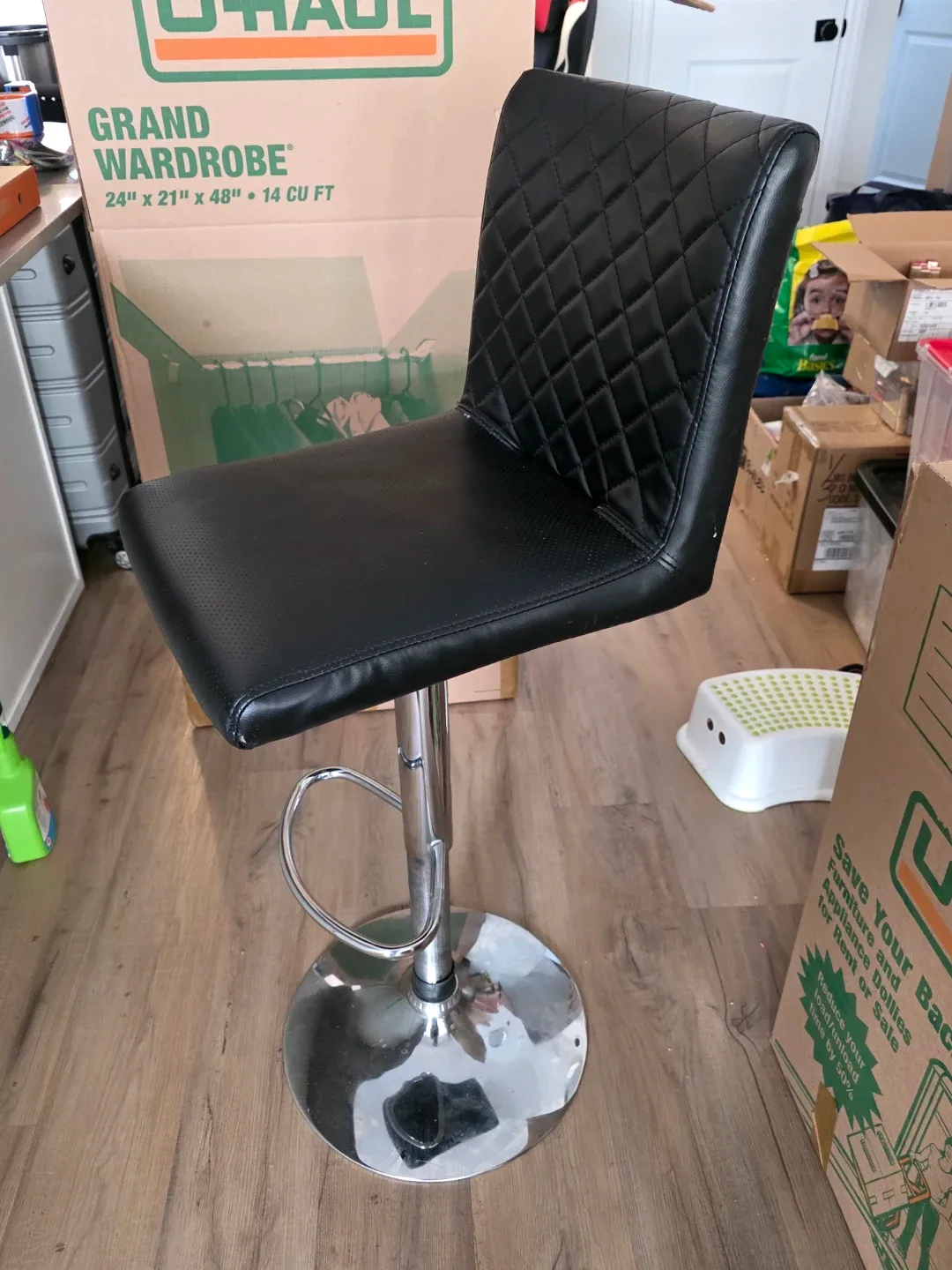 Black Bar Stool image indicator(2)