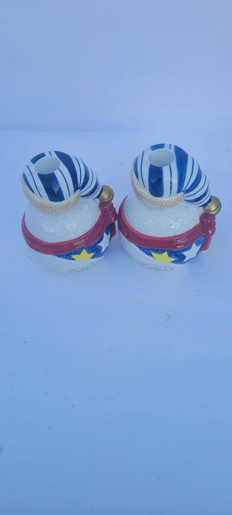 Snowman Candle Holders (Pair) - photo 3