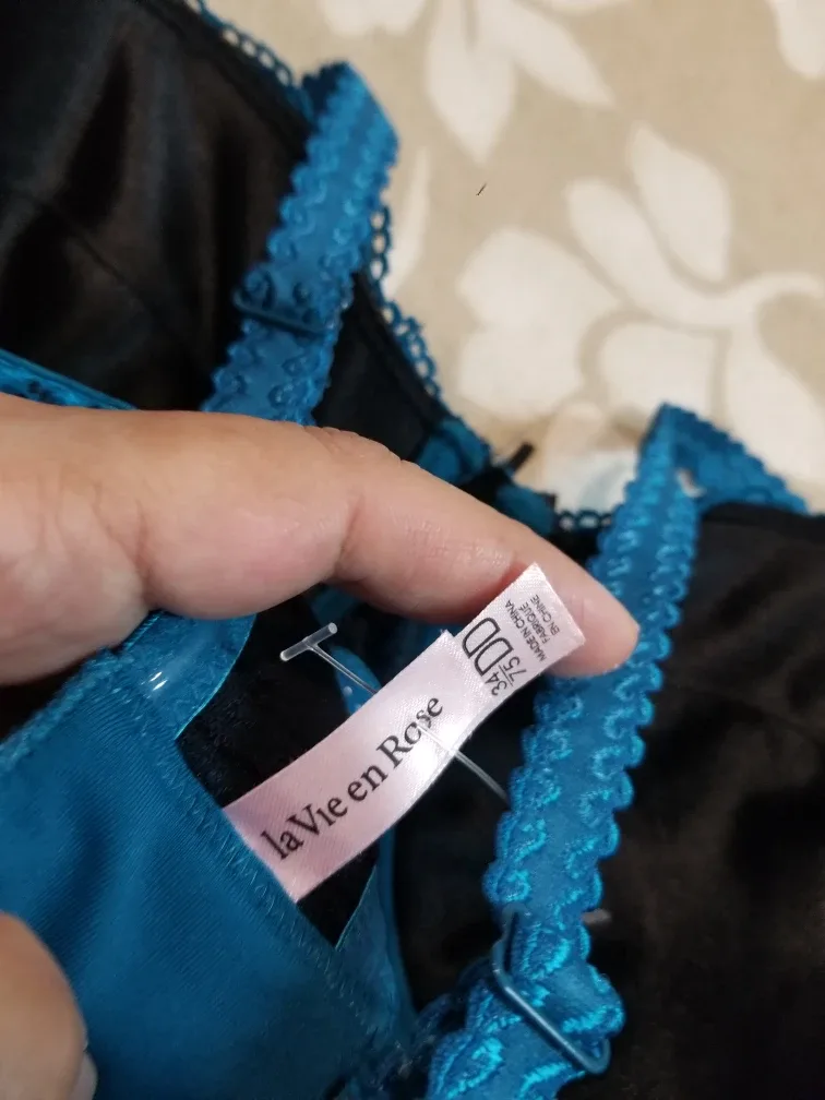 New la Vie en Rose Bra 34DD Blue image indicator(3)