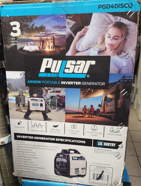 Pulsar PGD40iSCO 4000W Inverter Generator - photo 3