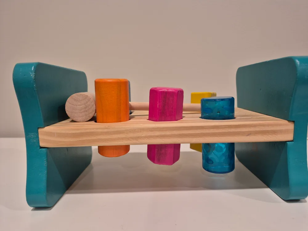 B. Crafted with Love Hammering Toy