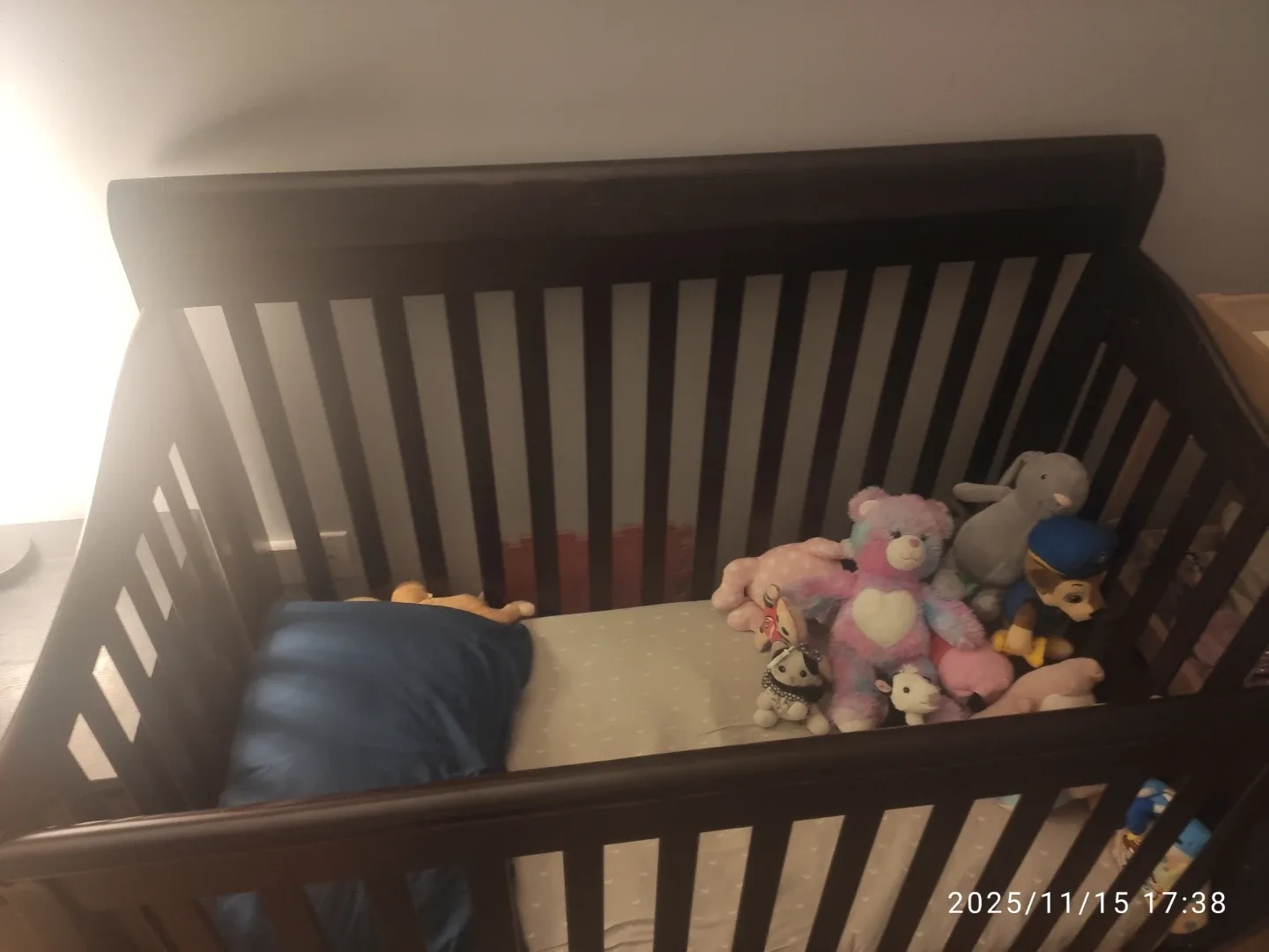 Dark Brown wooden Crib image indicator(2)