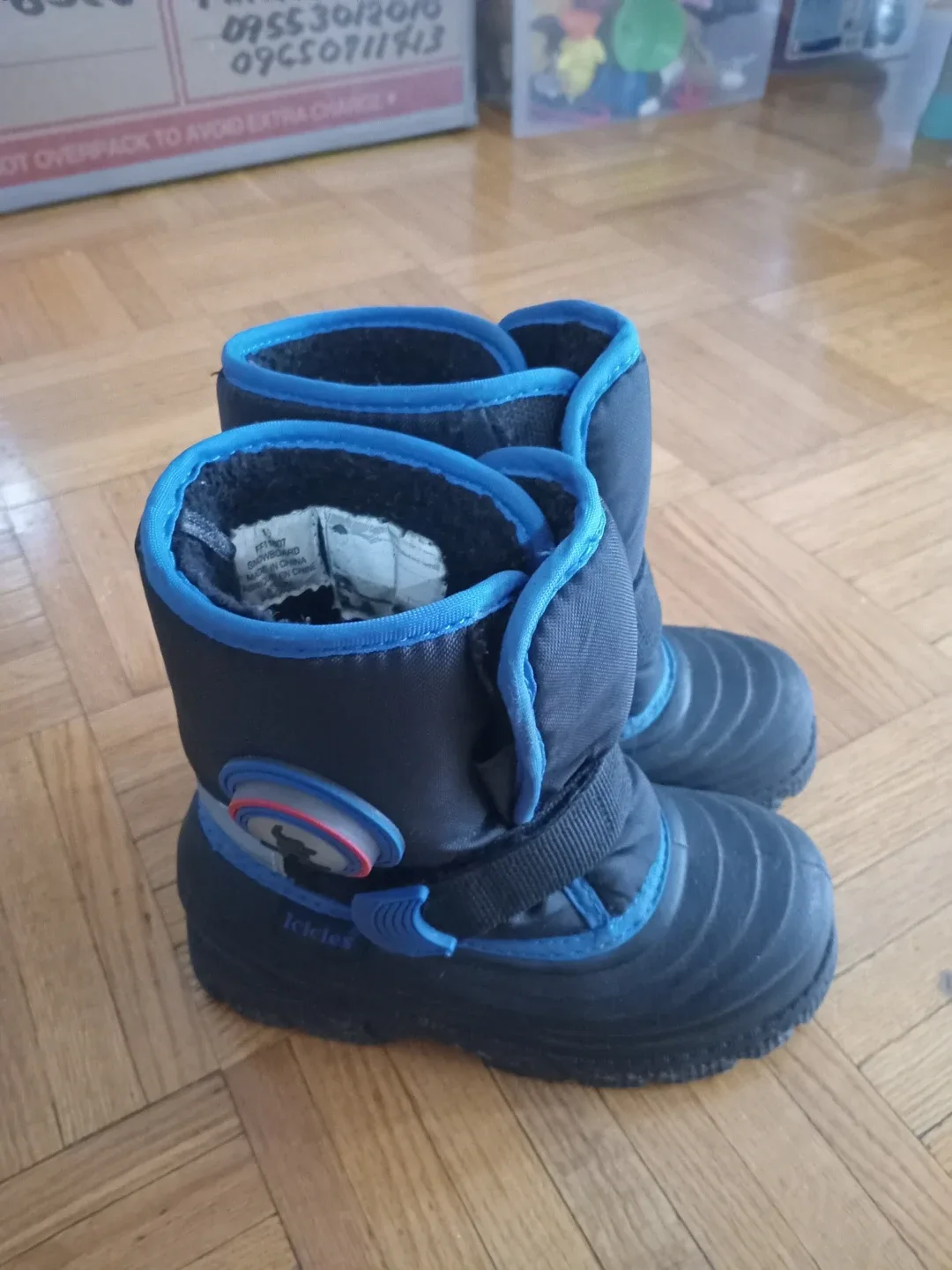 Kids' Black Snowboard Boots - Size 10