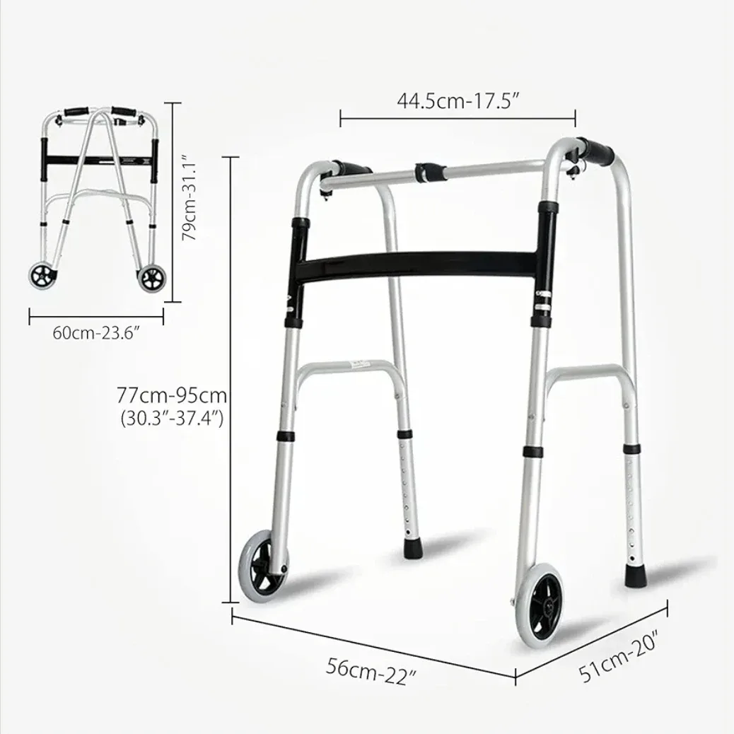 MAYQMAY Adjustable Wheeled Walker image indicator(2)