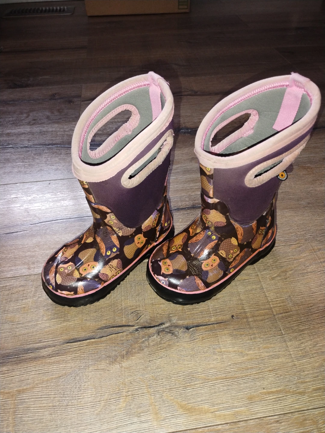 Bogs K Classic Owl Infant Size 8 Boots