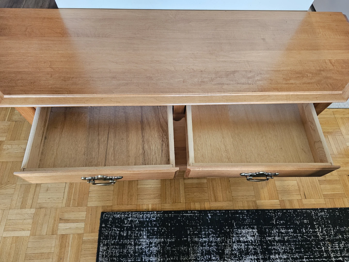 Wooden Console Table with Drawers - photo 5