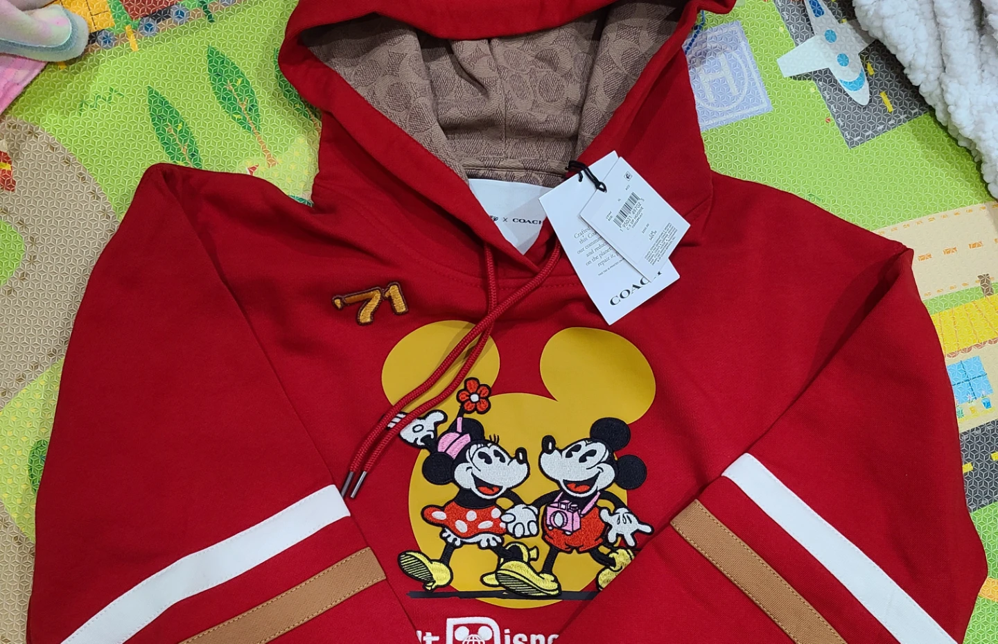 Coach Disney Mickey Minnie Hoodie XL Limited Edition