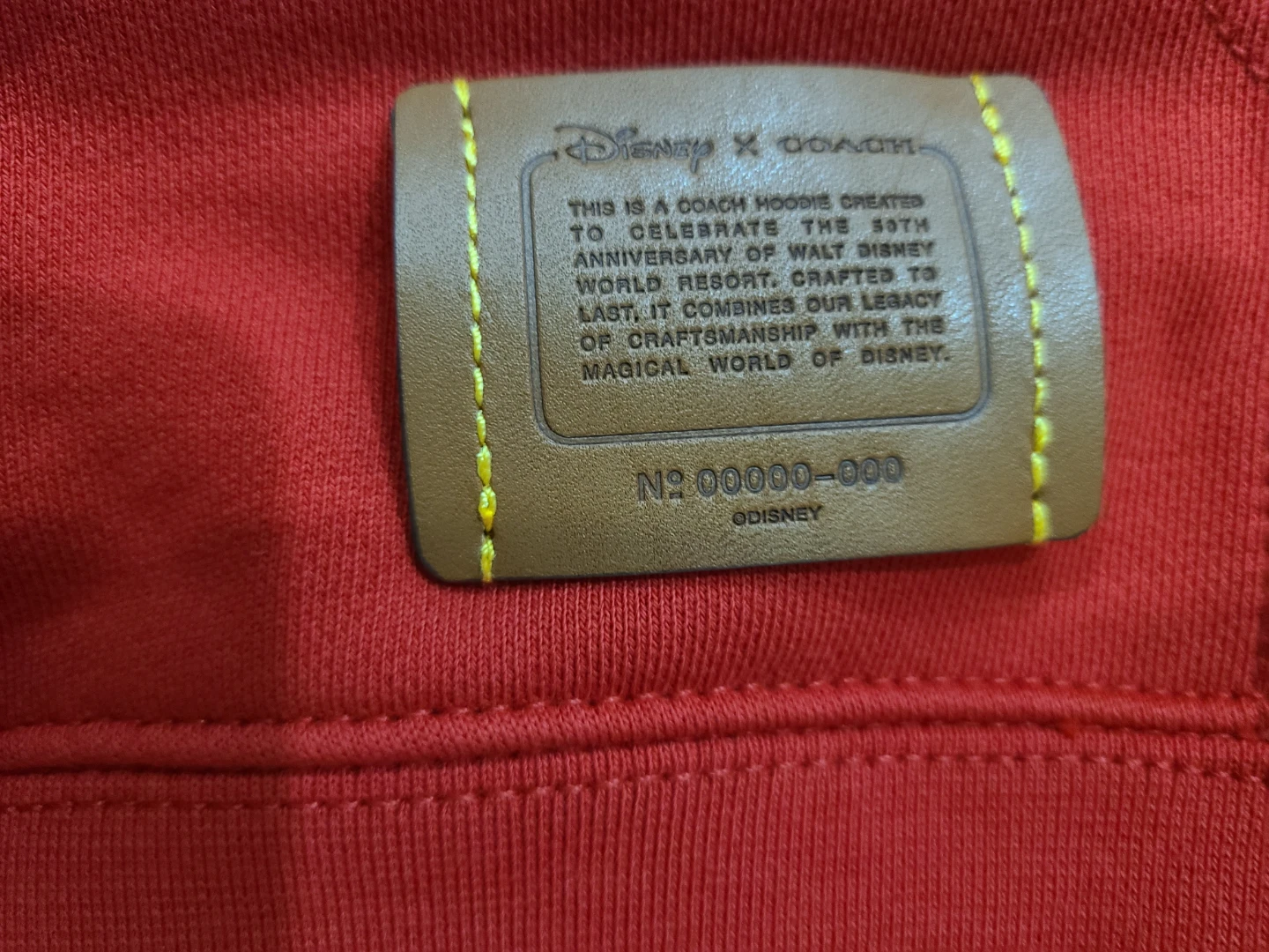 Coach Disney Mickey Minnie Hoodie XL Limited Edition - photo 3