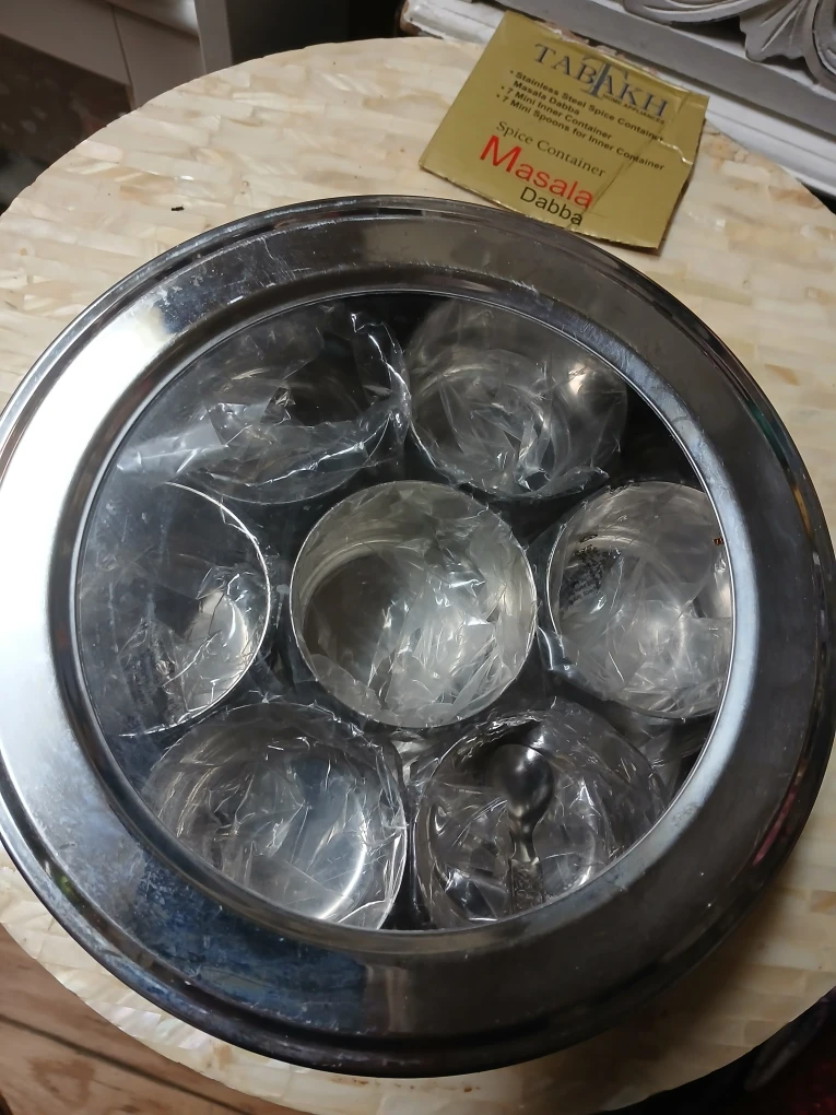 Tabakh Masala Dabba Spice Container