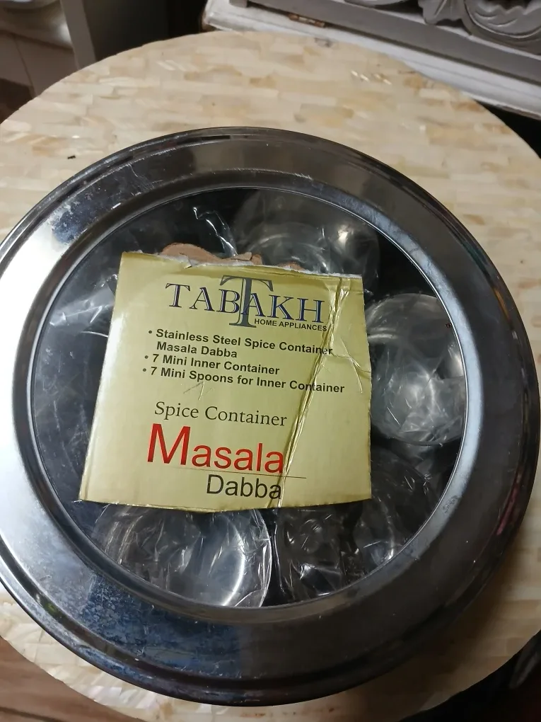 Tabakh Masala Dabba Spice Container image indicator(2)