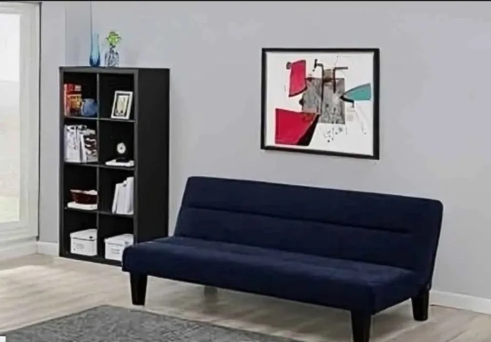 IKEA Navy Blue Futon Sofa Bed