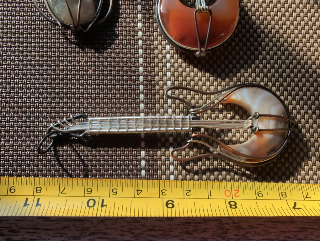 Handmade Guitar Pendant Necklaces - photo 2