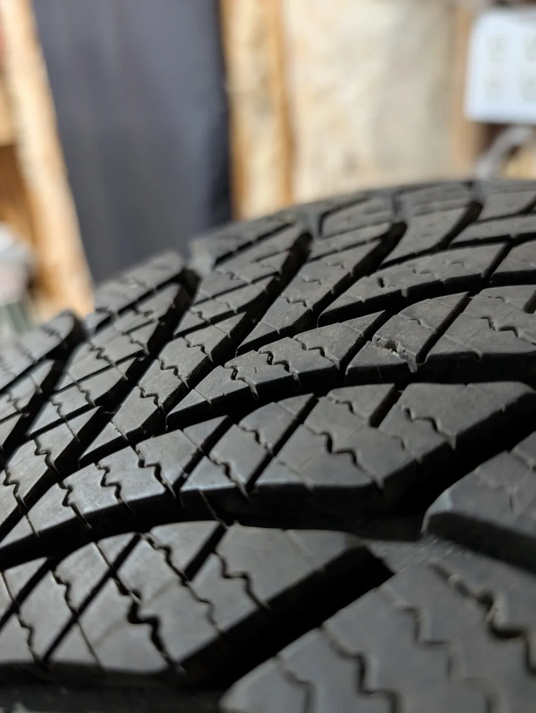 (4)-225/65R17 Winter Tires On Steel Rims Off 2021 Buick Envision