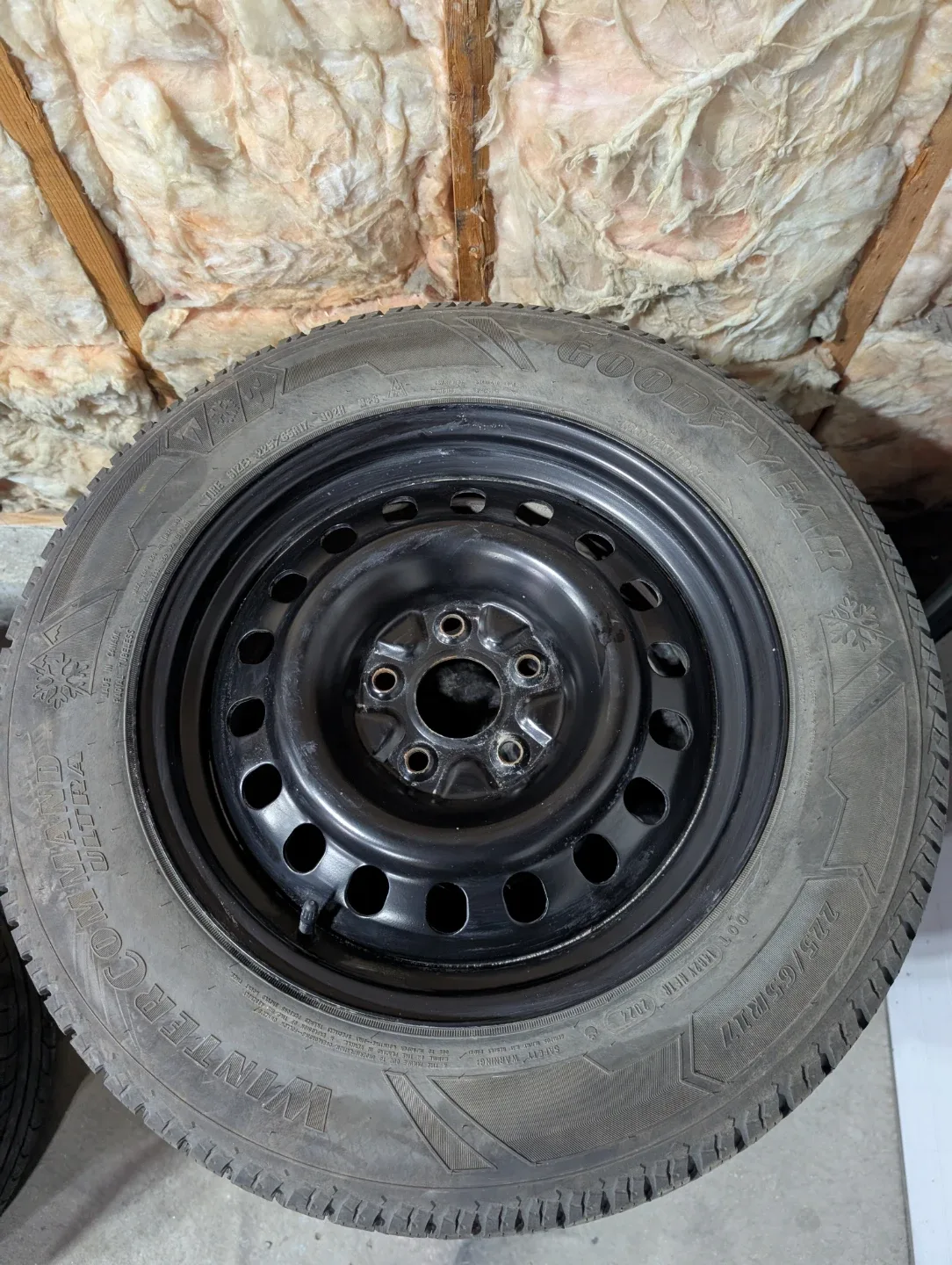 (4)-225/65R17 Winter Tires On Steel Rims Off 2021 Buick Envision image indicator(7)