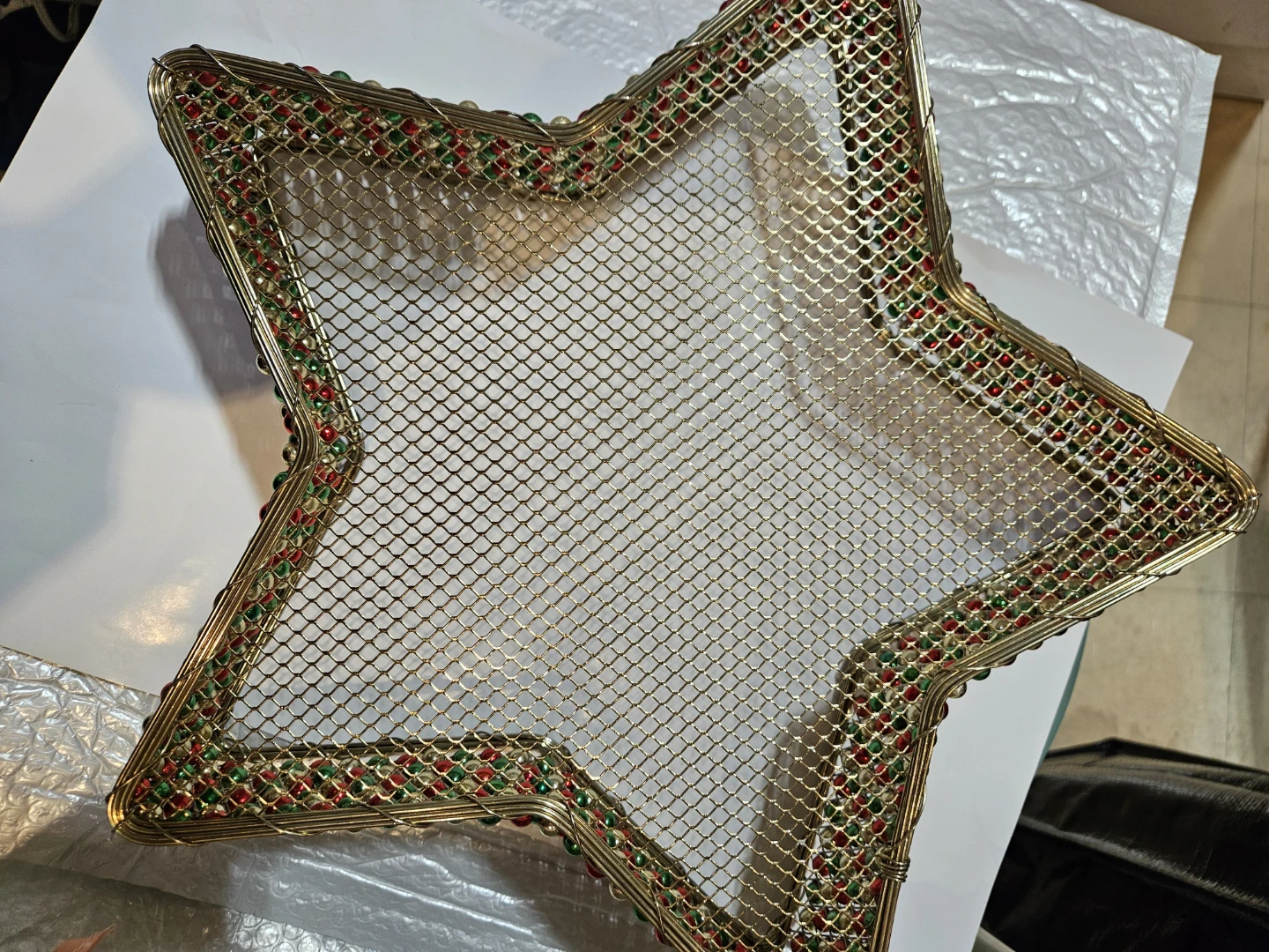 Star Shaped Christmas Ornament Tray - photo 2