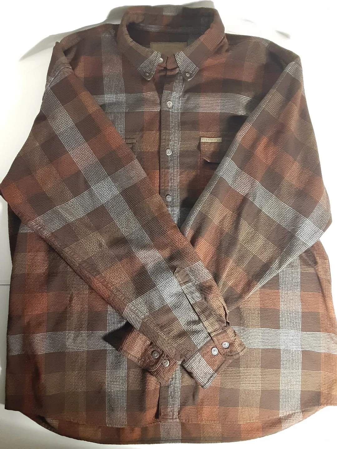 Clearwater Outfitters - Plaid Flannel Long Sleeve Shirt | S: XL image indicator(3)