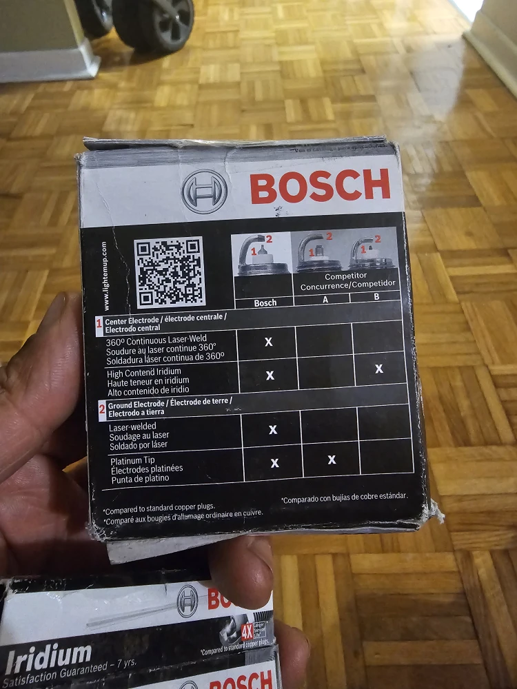 Bosch 9655 Double Iridium Spark Plugs - photo 4
