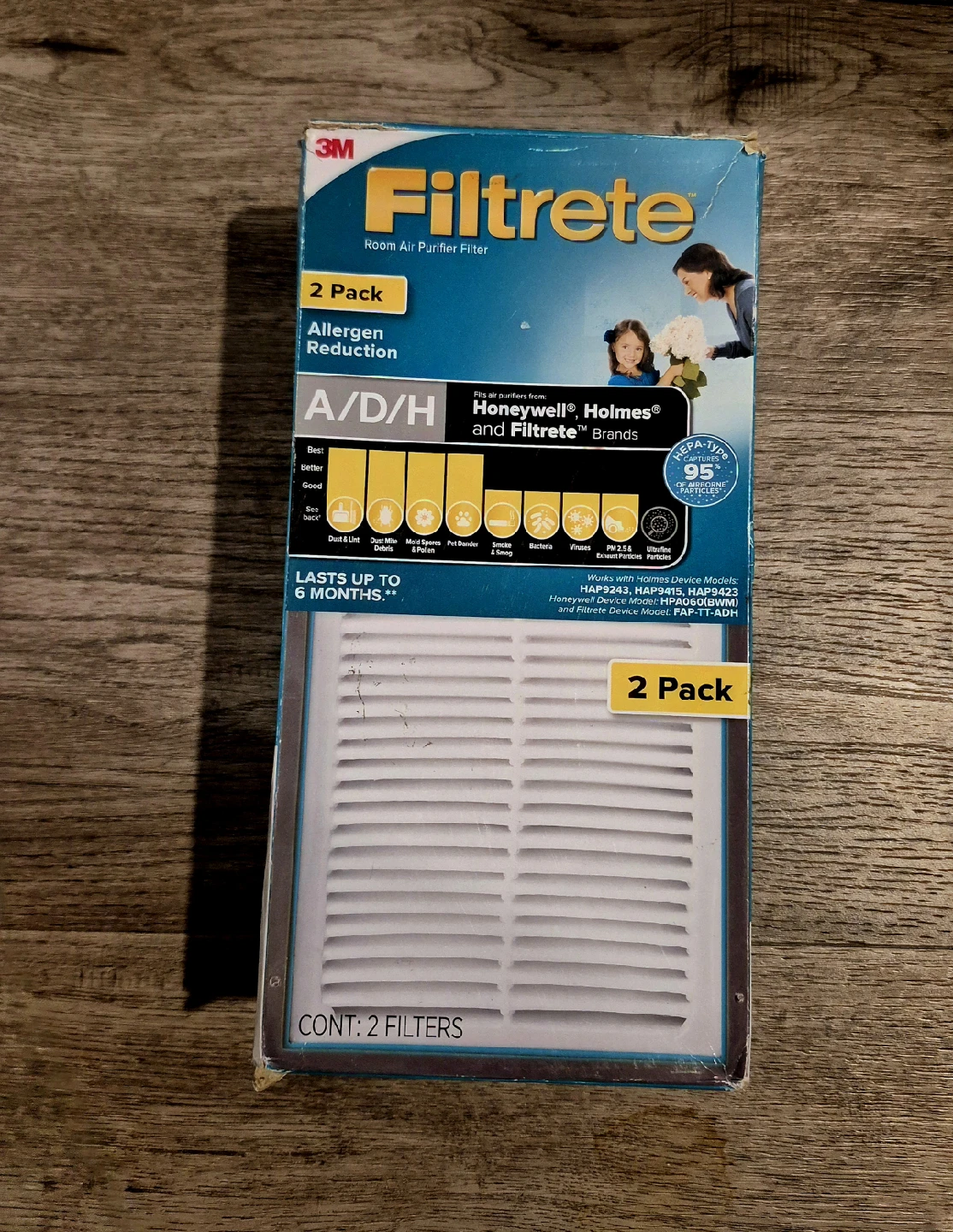 Filtrete Room Air Purifier Replacement Filter 2-Pack