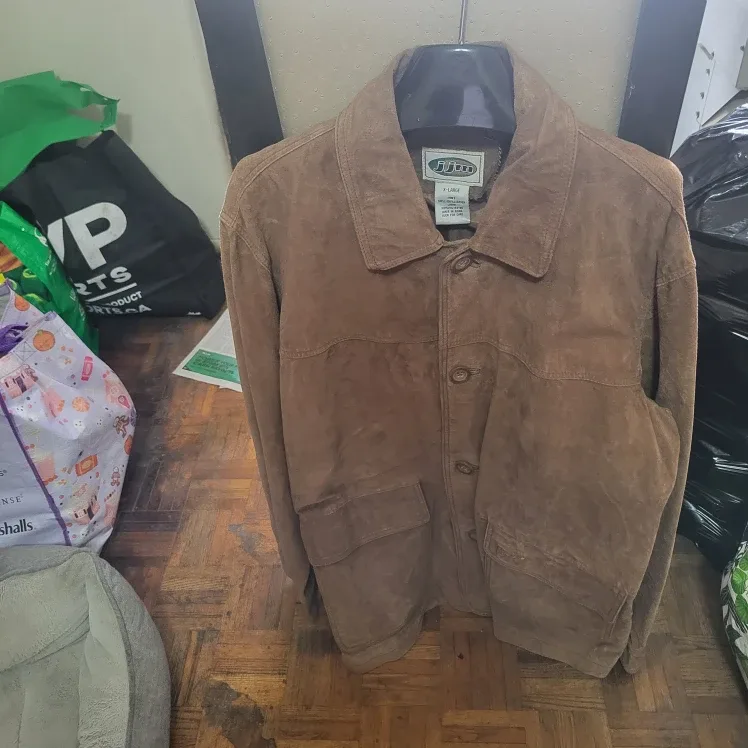JJIm Brown Suede Jacket - X-Large