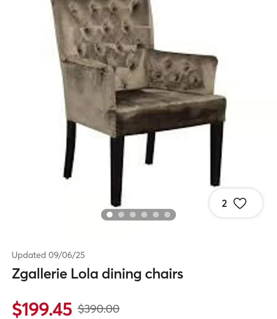 6 gold velvet chairs image indicator(5)