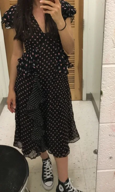 Topshop Floral Print Dress us 4