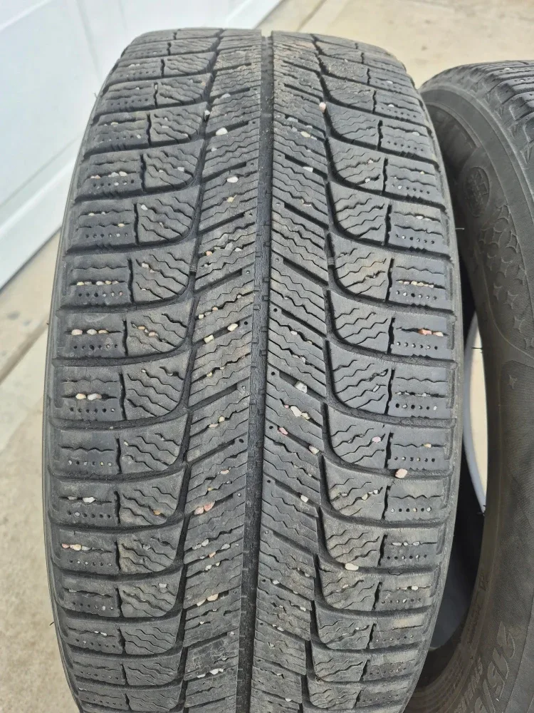 Michelin 215/55R17 two Winter Tires