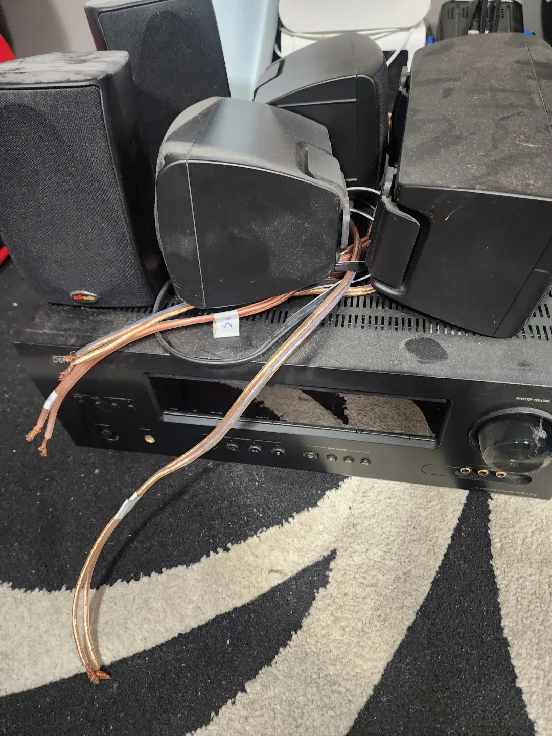 Polk Audio RM6750 Powered Subwoofer and reciever thumbnail
