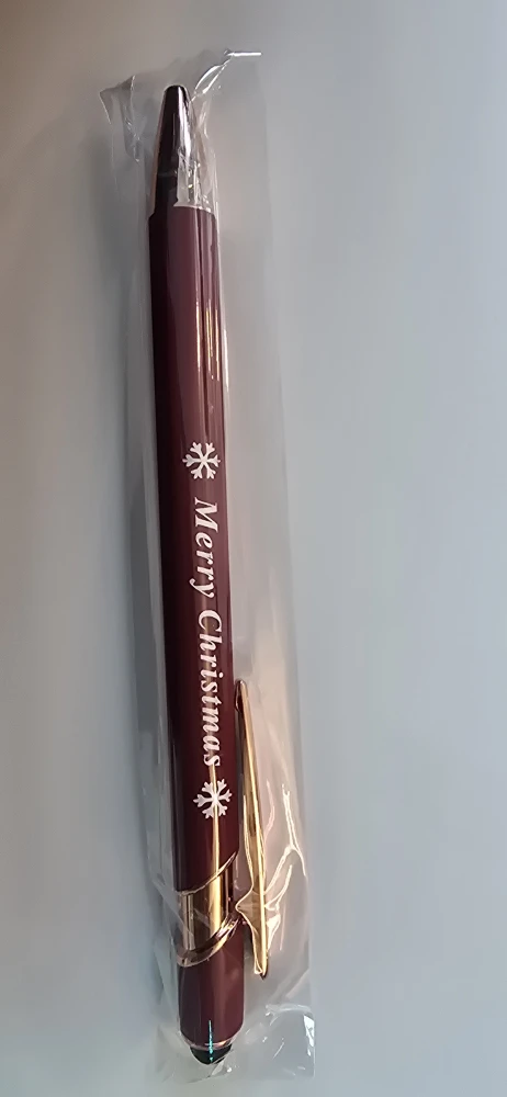 Merry Christmas Burgundy Pen - New