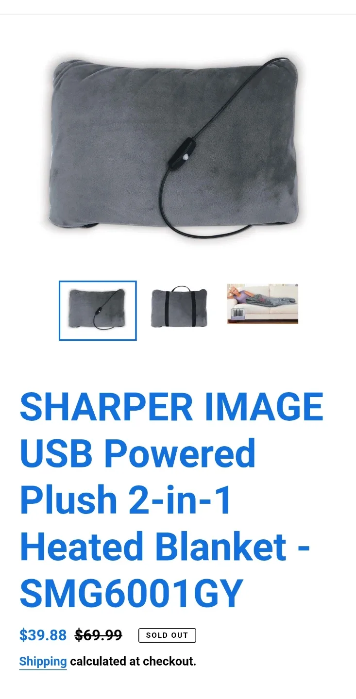 New Sharper Image Travel-Ready Massaging Neck Wrap image indicator(2)