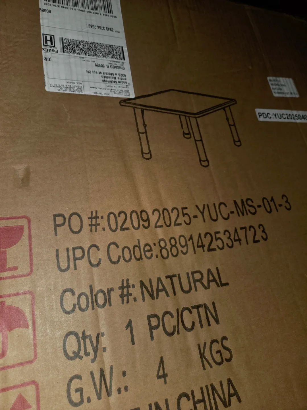 Natural Color Table - New in Box thumbnail