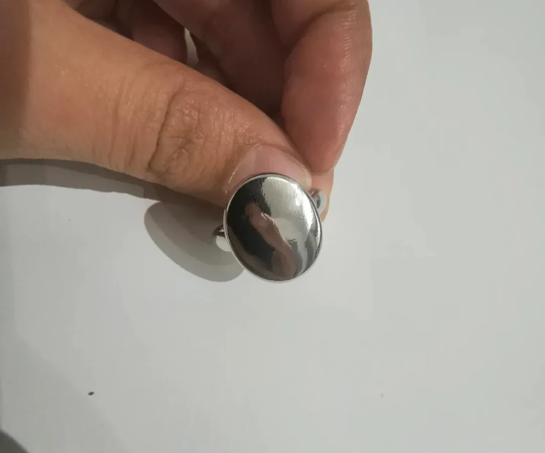 Silver Adjustable Ring (Unisex) thumbnail