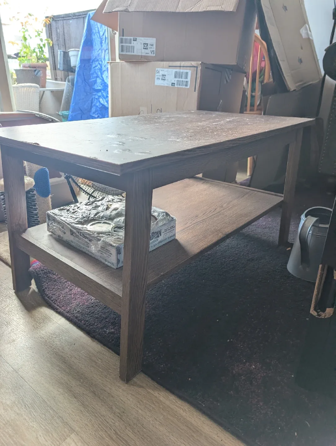 IKEA LUNNARP Coffee Table - Brown, 90x55 cm image indicator(2)