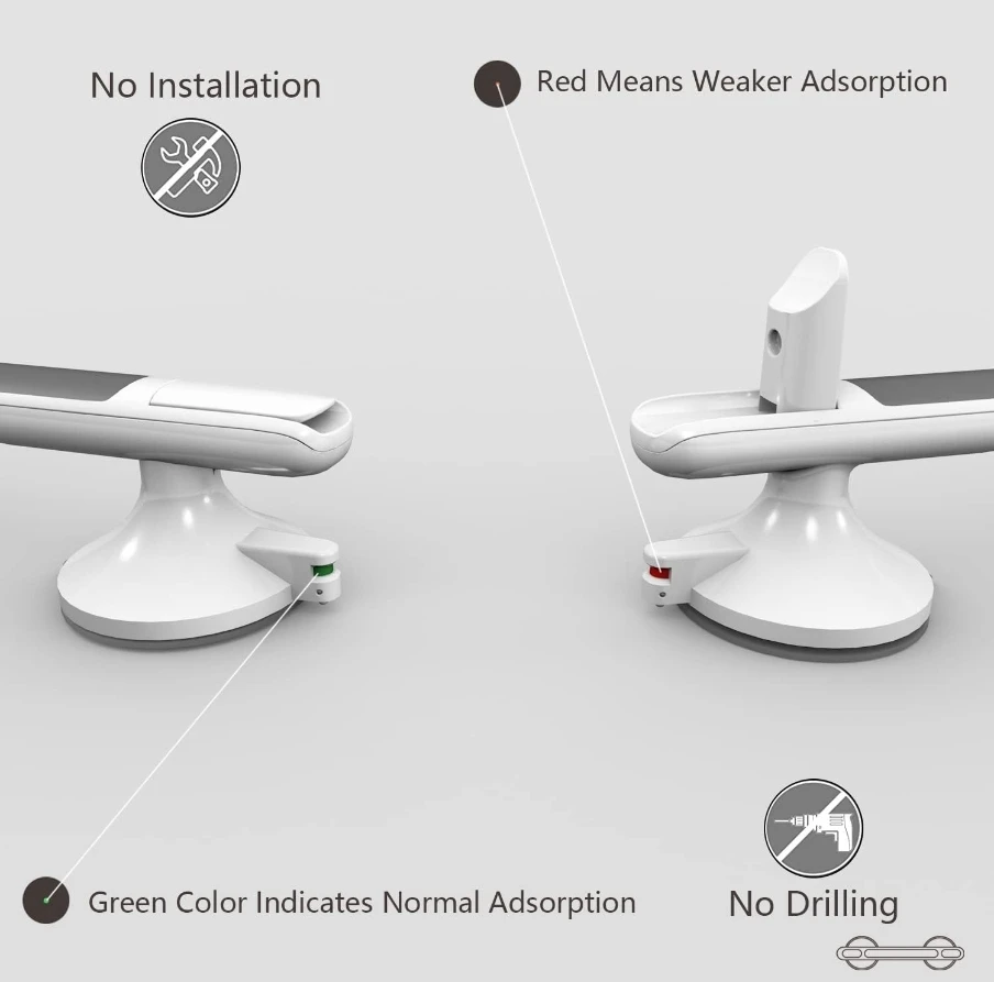 LORESJOY Suction Shower Grab Bar - New in Box! - photo 3