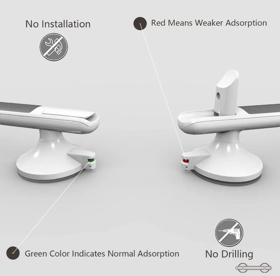 LORESJOY Suction Shower Grab Bar - New in Box! image indicator(3)
