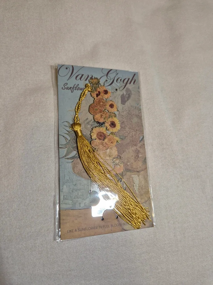 Van gogh sunflower bookmark