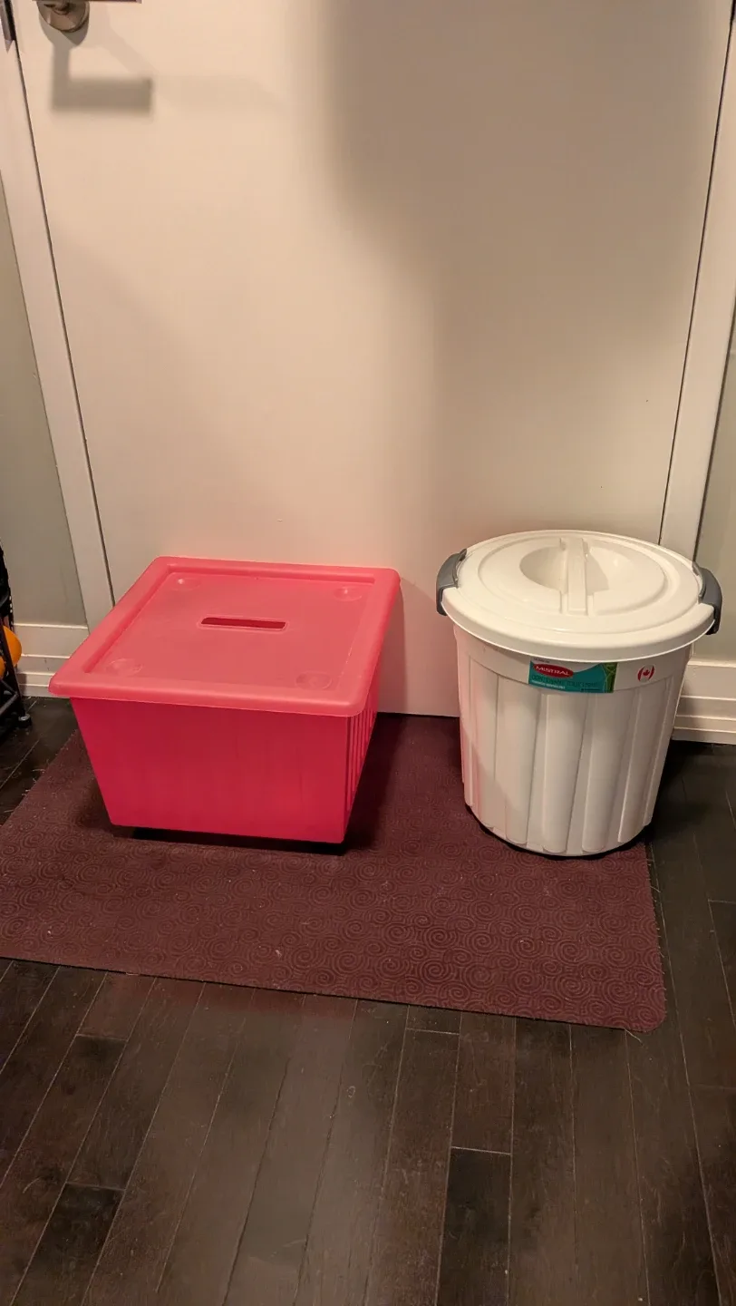 MISTRA White Storage Container and IKEA VESSLA with Lids thumbnail