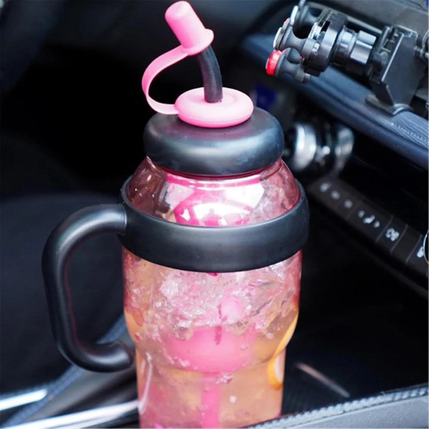 🖤🍓 Ice Cream Mixer Bottle – Bold & Brand New! 🍓🖤 image indicator(3)