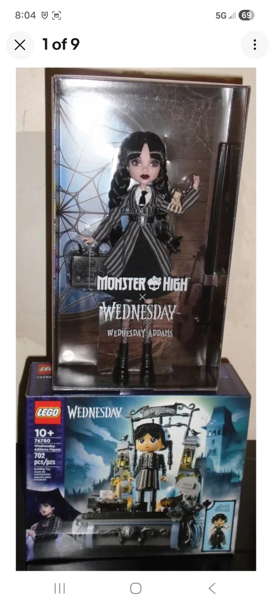 Monster High Wednesday Addams Doll & LEGO Set