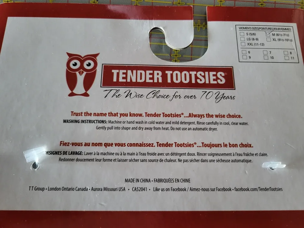 Tender Tootsies 2 Pairs Ballerina Slippers - Size M image indicator(3)