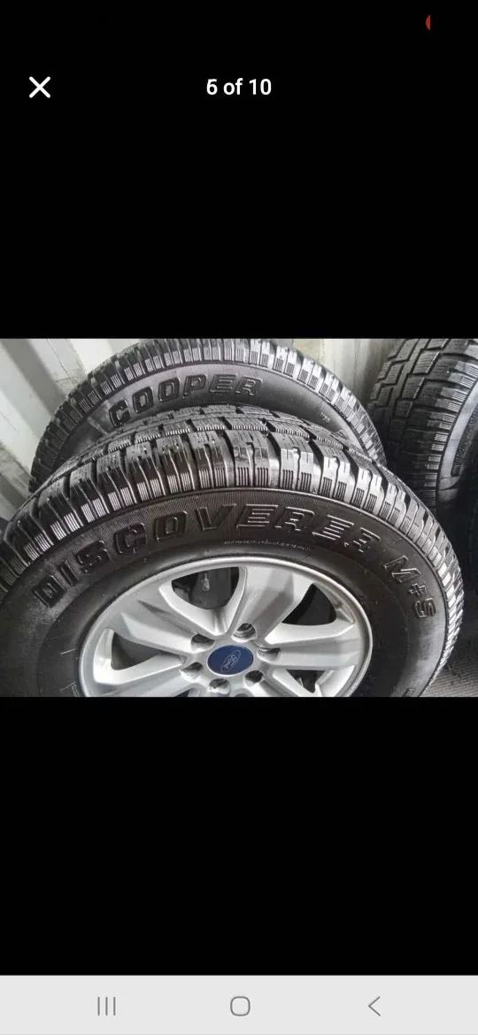 Set of 4 COOPER Winter Tires & Rims (265/70R17 6x135) TPMS image indicator(8)