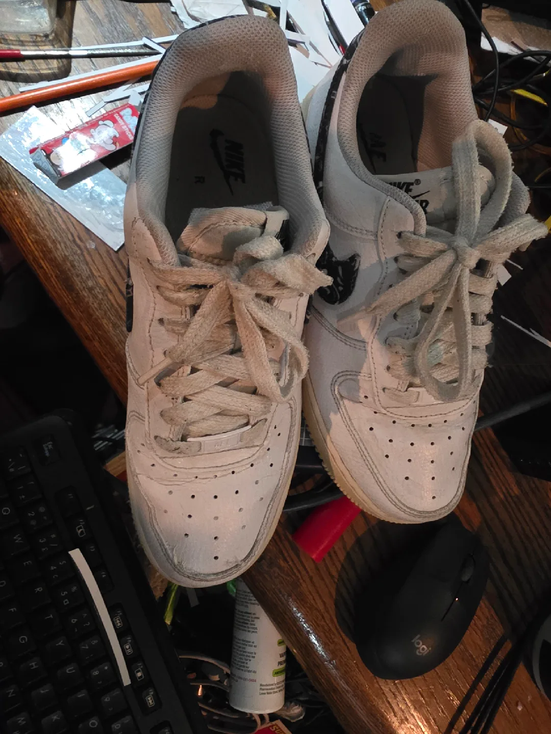 Nike Air Force 1 paisley back limited edition size 8 image indicator(2)